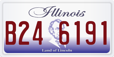 IL license plate B246191
