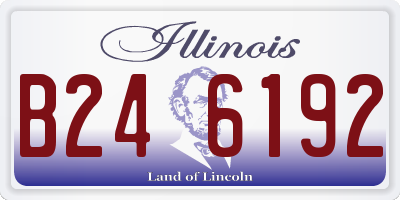 IL license plate B246192