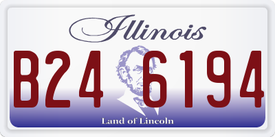 IL license plate B246194