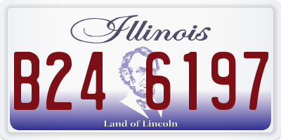 IL license plate B246197