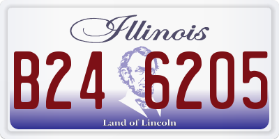 IL license plate B246205