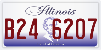 IL license plate B246207
