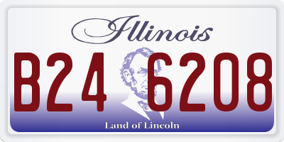 IL license plate B246208