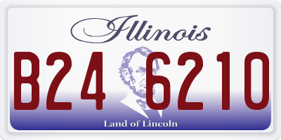 IL license plate B246210