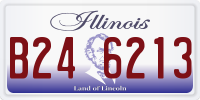 IL license plate B246213