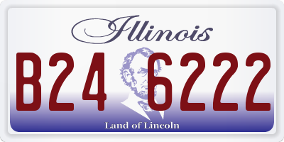 IL license plate B246222
