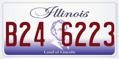 IL license plate B246223