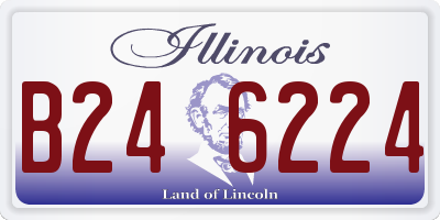 IL license plate B246224