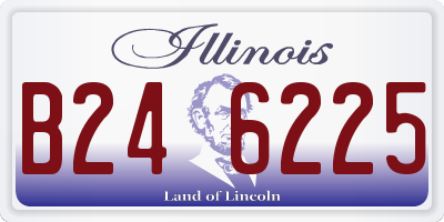 IL license plate B246225