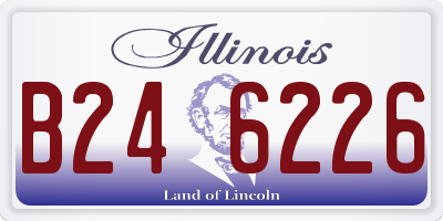 IL license plate B246226