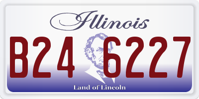 IL license plate B246227