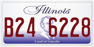 IL license plate B246228