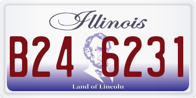 IL license plate B246231