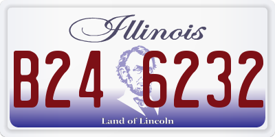 IL license plate B246232