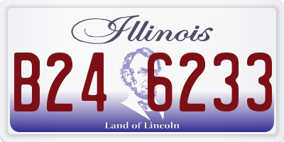 IL license plate B246233