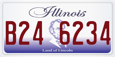 IL license plate B246234