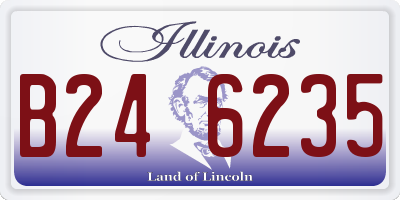 IL license plate B246235