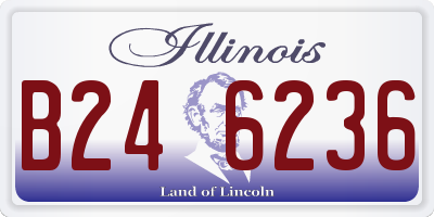 IL license plate B246236