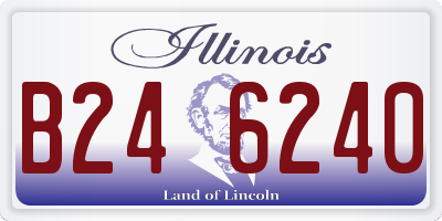 IL license plate B246240