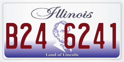 IL license plate B246241
