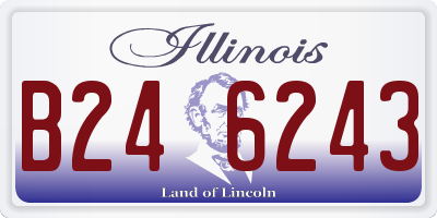IL license plate B246243