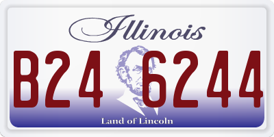 IL license plate B246244