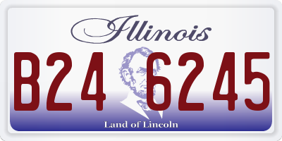 IL license plate B246245