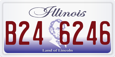 IL license plate B246246