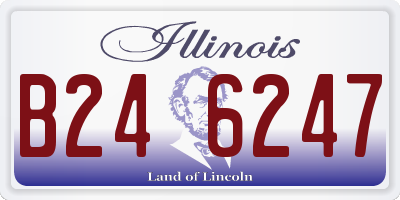 IL license plate B246247