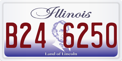IL license plate B246250