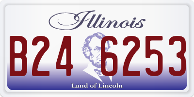 IL license plate B246253