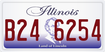 IL license plate B246254
