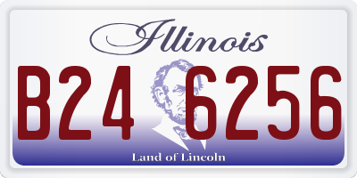 IL license plate B246256