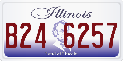 IL license plate B246257