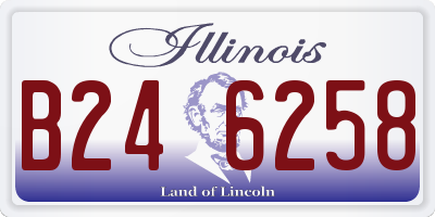 IL license plate B246258