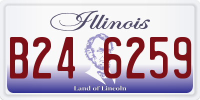 IL license plate B246259