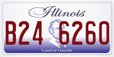 IL license plate B246260
