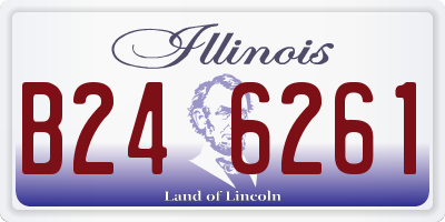 IL license plate B246261
