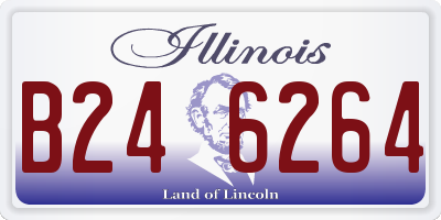 IL license plate B246264