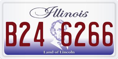 IL license plate B246266