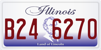 IL license plate B246270