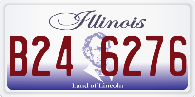 IL license plate B246276