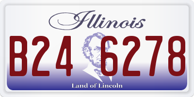 IL license plate B246278
