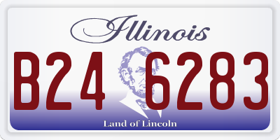 IL license plate B246283