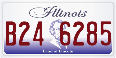 IL license plate B246285