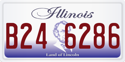 IL license plate B246286