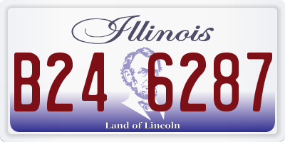 IL license plate B246287