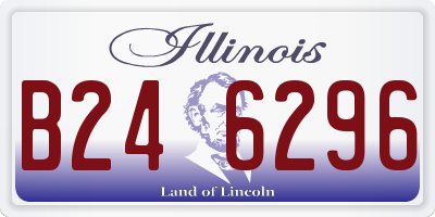 IL license plate B246296