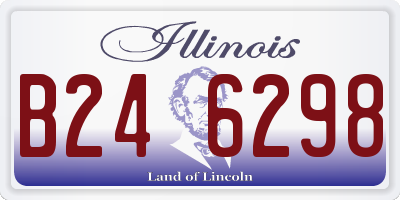 IL license plate B246298