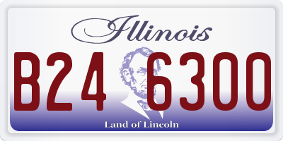 IL license plate B246300